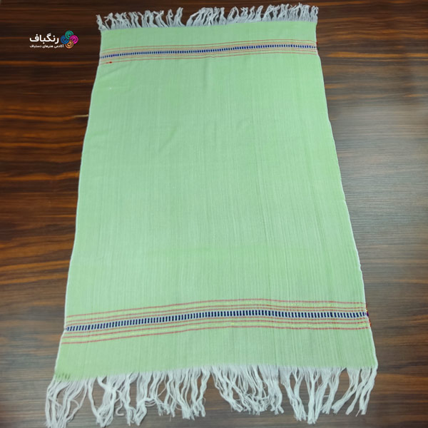 حوله دست و صورت دستباف - گالری (رنگ سبز روشن)