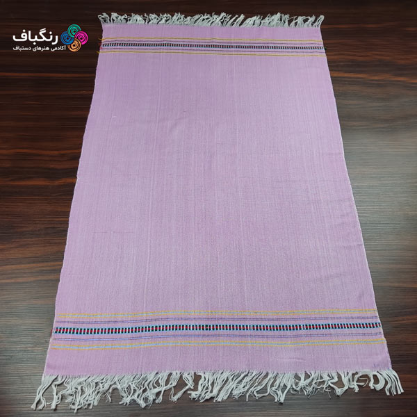 حوله دست و صورت دستباف - گالری (رنگ صورتی)