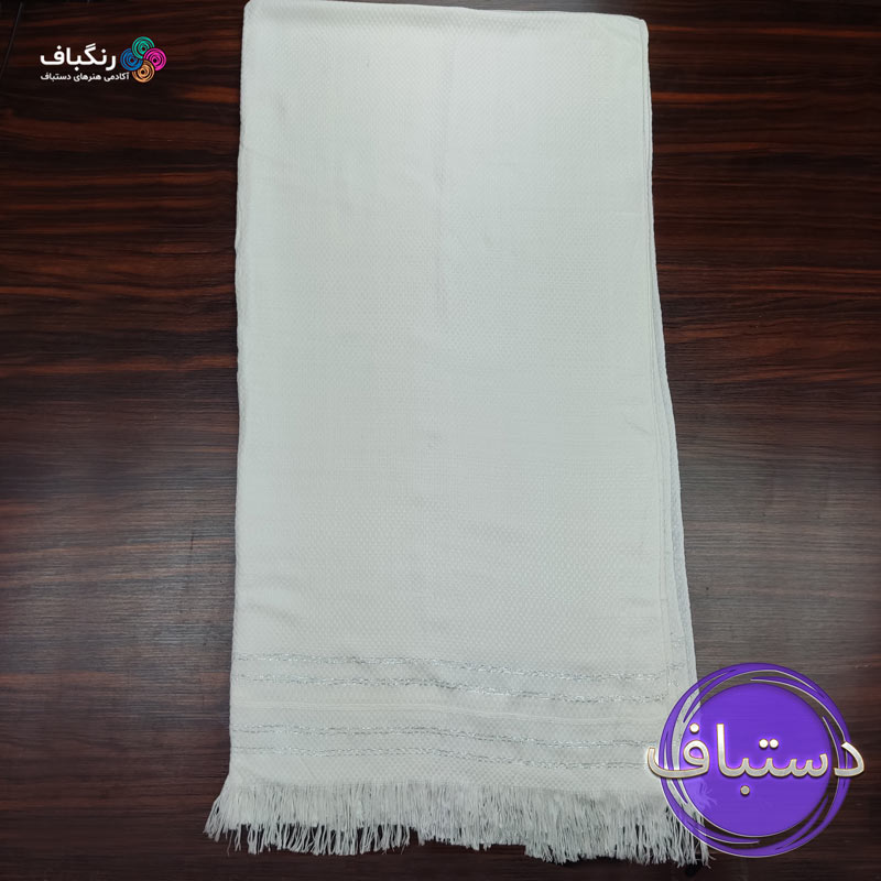 حوله حمام دستباف لانه زنبوری - تصویر اصلی حوله حمام دستباف لانه زنبوری - تصویر اصلی