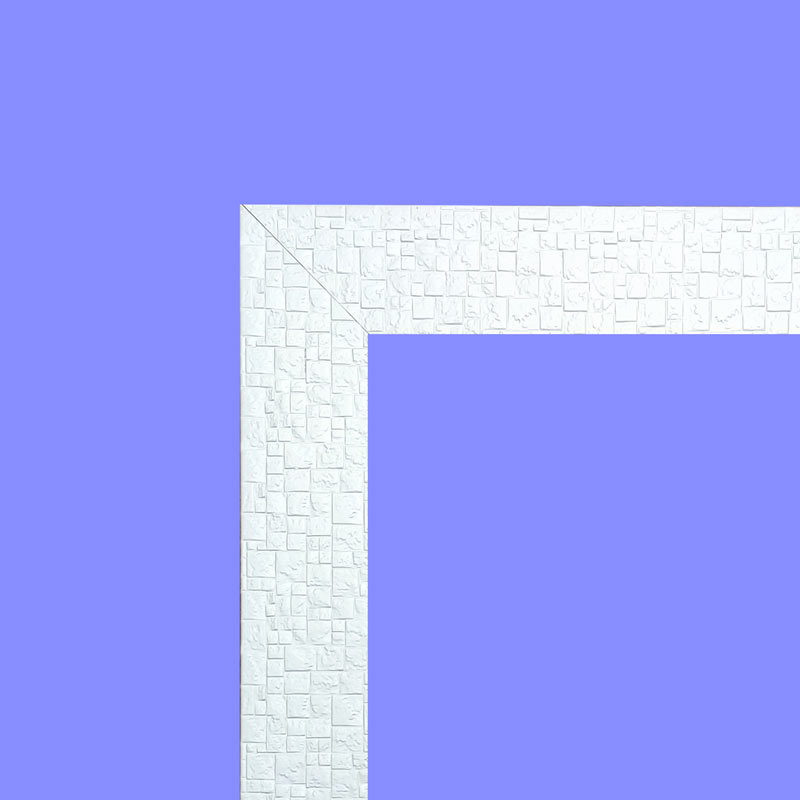 قاب تابلوفرش کوچک 1242 - زیبایی سفید با PVC